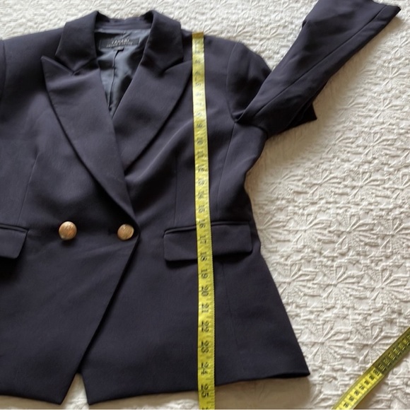Tahari black double breasted blazer - Size 10 - Picture 10 of 12